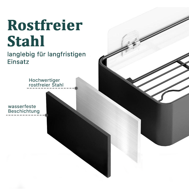 Design-Duschablage ohne Bohren